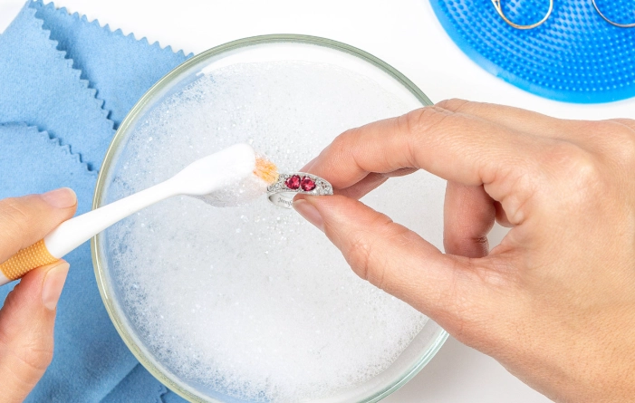 how to clean birthstones