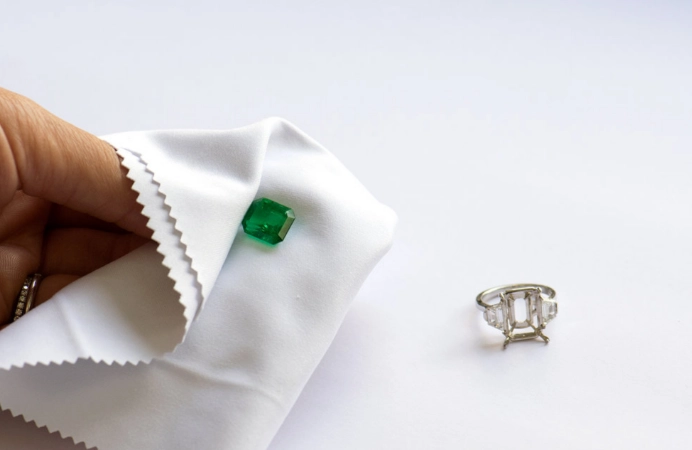 clean birthstone at home