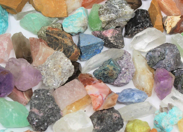raw gemstones