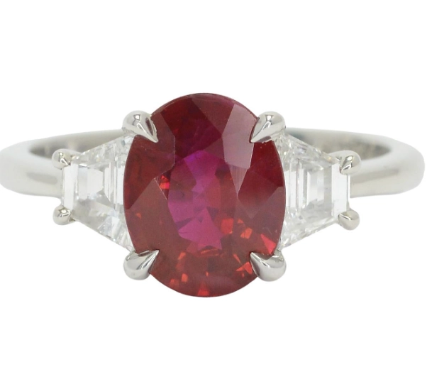 how to identify pigeon blood ruby