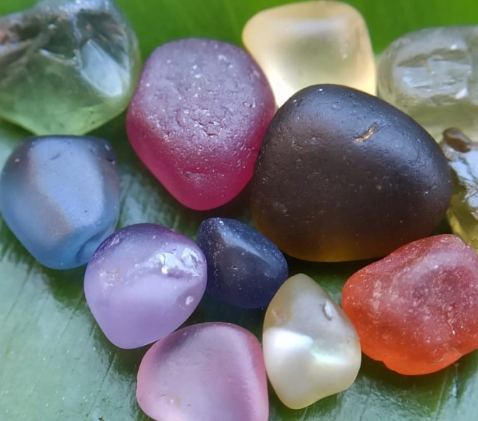 uncut gemstones