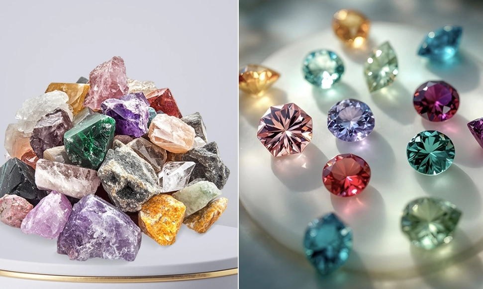 what are faceted gemstones