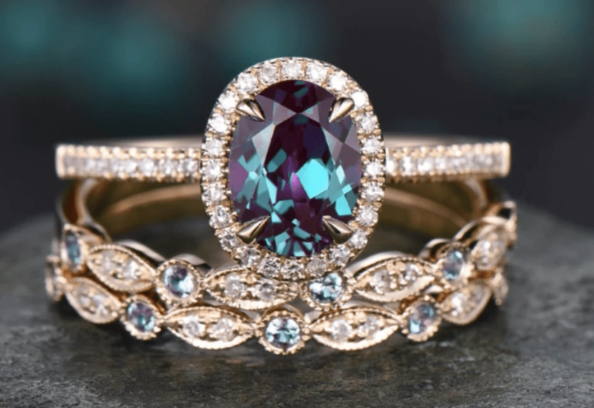 birthstone engagement rings