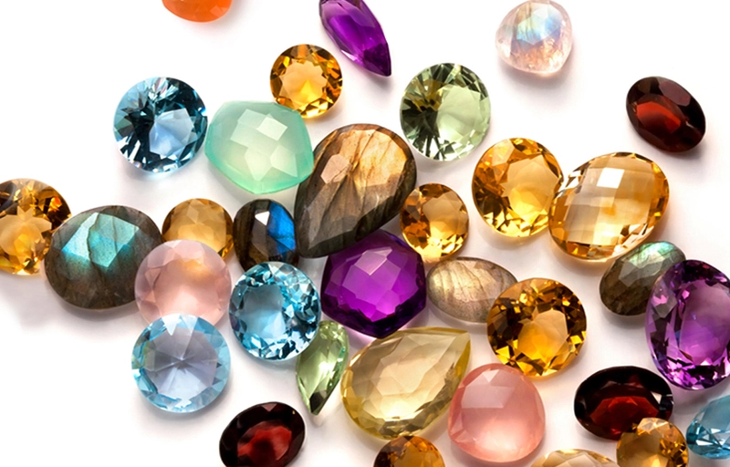 Which stones are semi-precious?