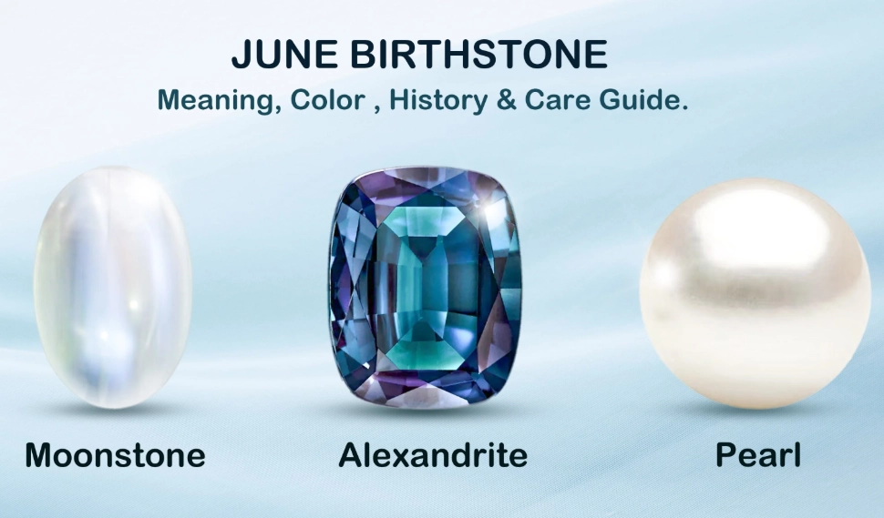 What is the traditional birthstone for June?