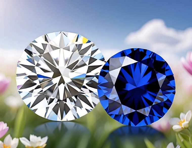 white sapphire birthstone